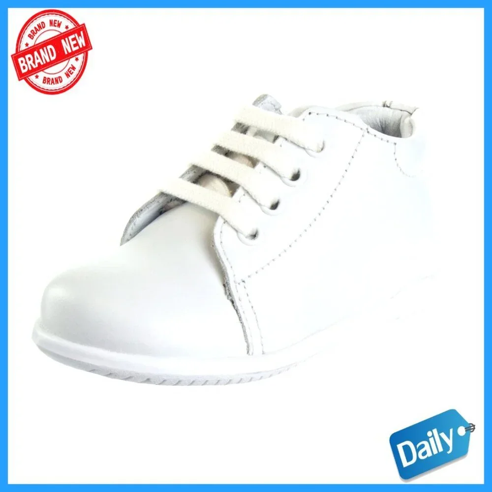 Infant Walking Shoes High Top Nonslip Bottom Leather Support